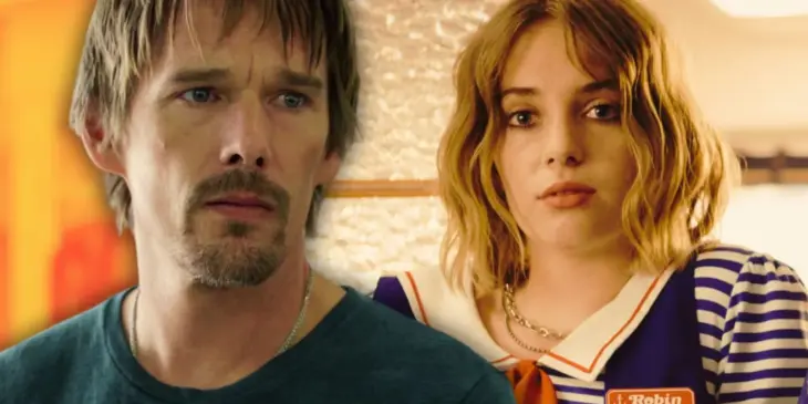 Ethan Hawke e Maya Hawke, de Stranger Things