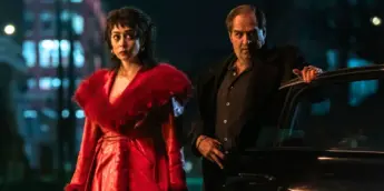 Cristin Milioti e Colin Farrell em Pinguim