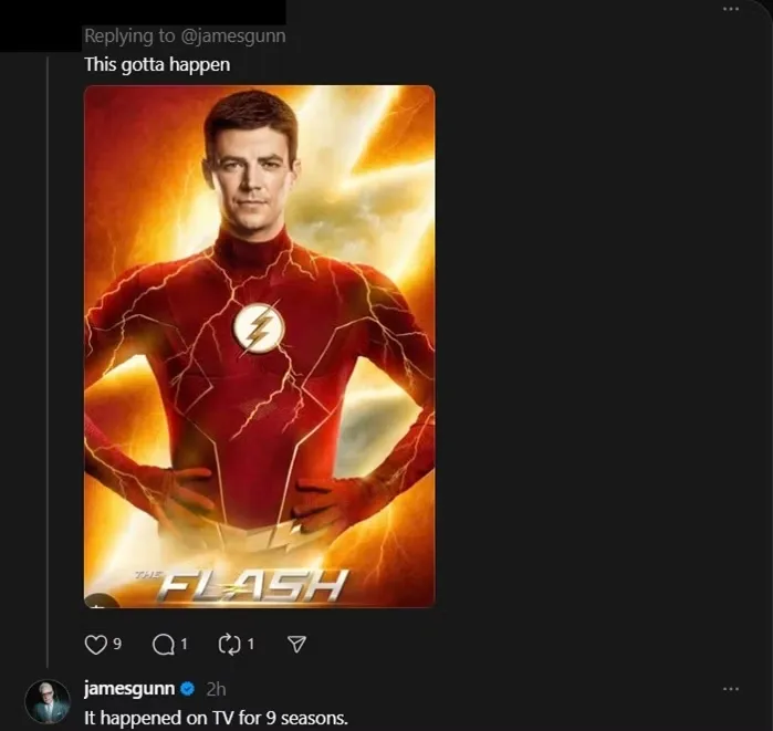 James Gunn no Threads