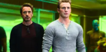 Chris Evans e Robert Downey Jr, de Vingadores Doutor Destino