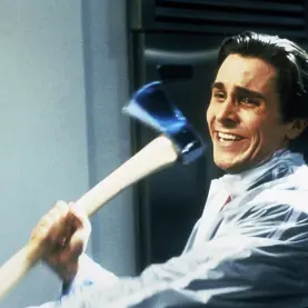 Psicopata Americano, com Christian Bale
