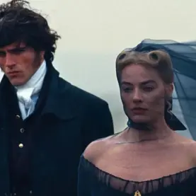Heathcliff e Catherine em O Morro dos Ventos Uivantes