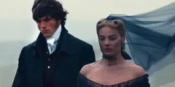 Heathcliff e Catherine em O Morro dos Ventos Uivantes