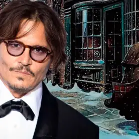 Johnny Depp, o protagonista de Ebenezer: Um Conto de Natal