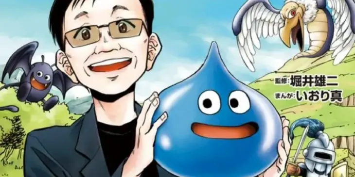 Yuji Horii em arte de capa de mangá biográfico