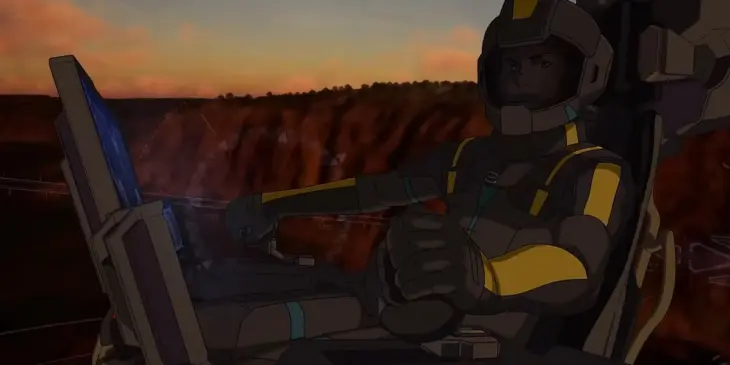 Cena de MOBILE SUIT GUNDAM HATHAWAY The Sorcery of Nymph Circe