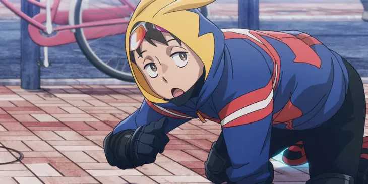 Koichi em cena do Episódio 18 de My Hero Academia: Vigilantes