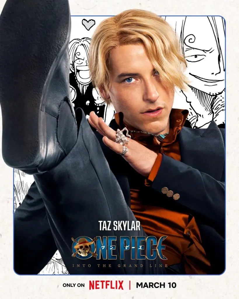 Cartaz individual de Sanji para a 2ª temporada de One Piece: A Série