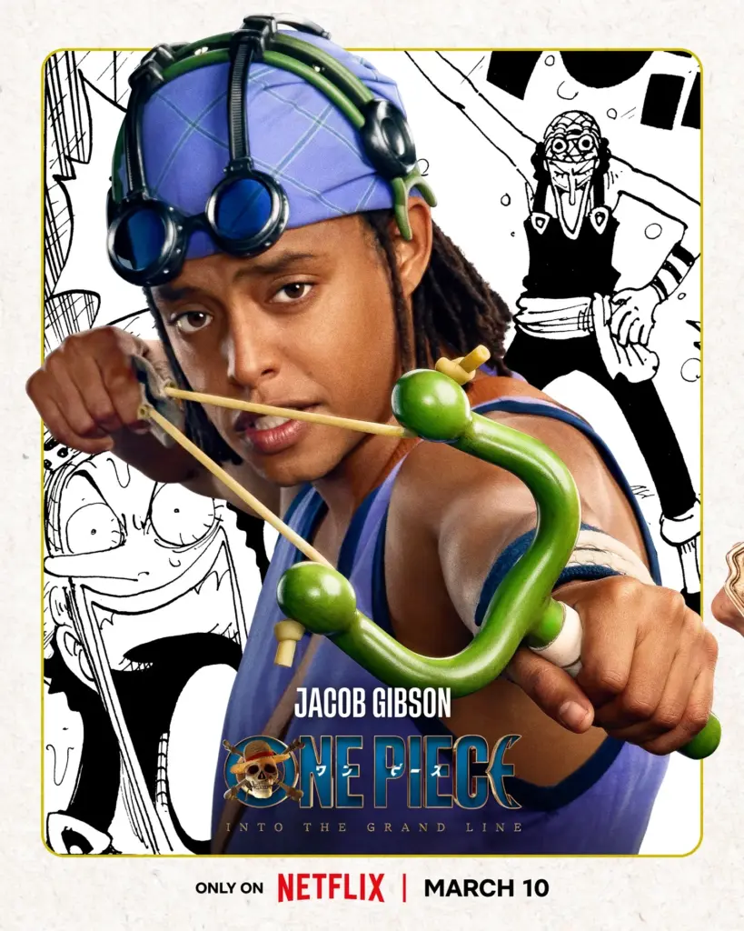 Cartaz individual de Usopp para a 2ª temporada de One Piece: A Série