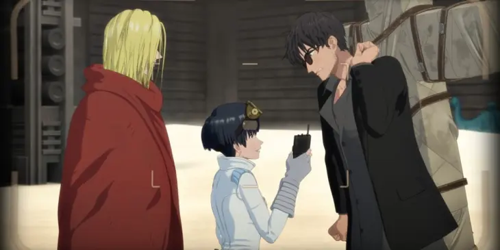 Cena do Episódio 4 de TRIGUN STARGAZE