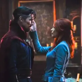 Doutor Estranho e Christine Palmer em filme de Sam Raimi