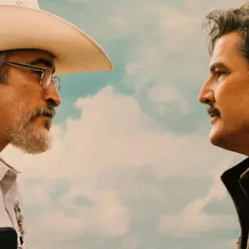 Joaquin Phoenix e Pedro Pascal em Eddington