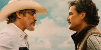 Joaquin Phoenix e Pedro Pascal em Eddington