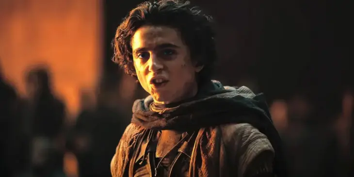 Timothée Chalamet em Duna: Parte 2