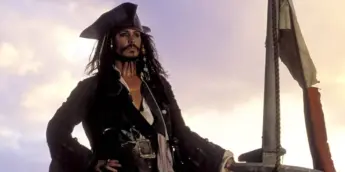 Johnny Depp em Piratas do Caribe