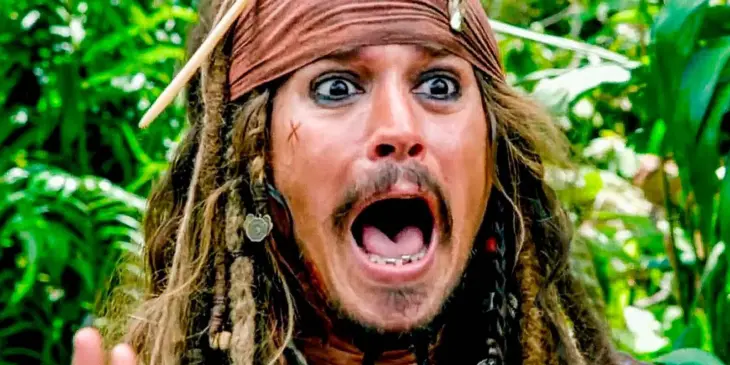 Johnny Depp em apuros na franquia Piratas do Caribe