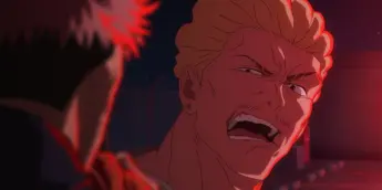 Kinji Hakari enfrentando Yuji Itadori em cena do Episódio 53 de Jujutsu Kaisen