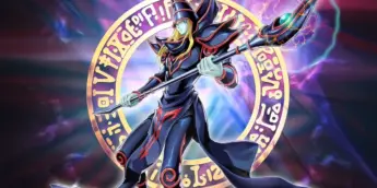 Mago Negro em campanha do 4º aniversário de Yu-Gi-Oh! Master Duel