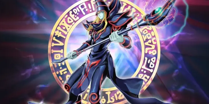Mago Negro em campanha do 4º aniversário de Yu-Gi-Oh! Master Duel