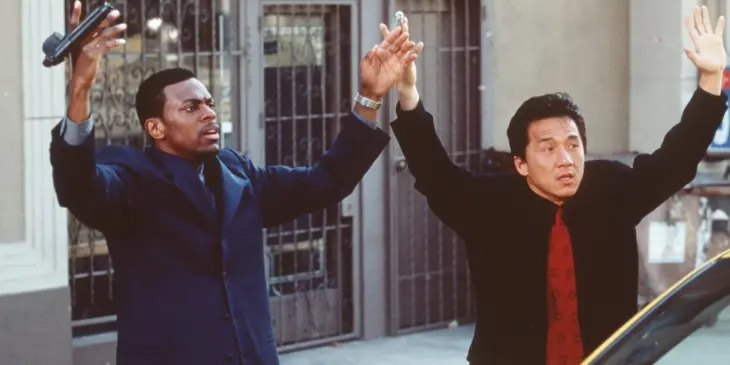 Chris Tucker e Jackie Chan na franquia A Hora do Rush