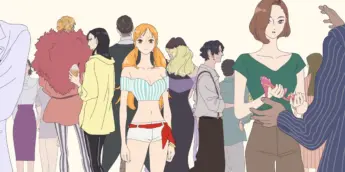 Nami em destaque em arte promocional de One Piece: Heroines