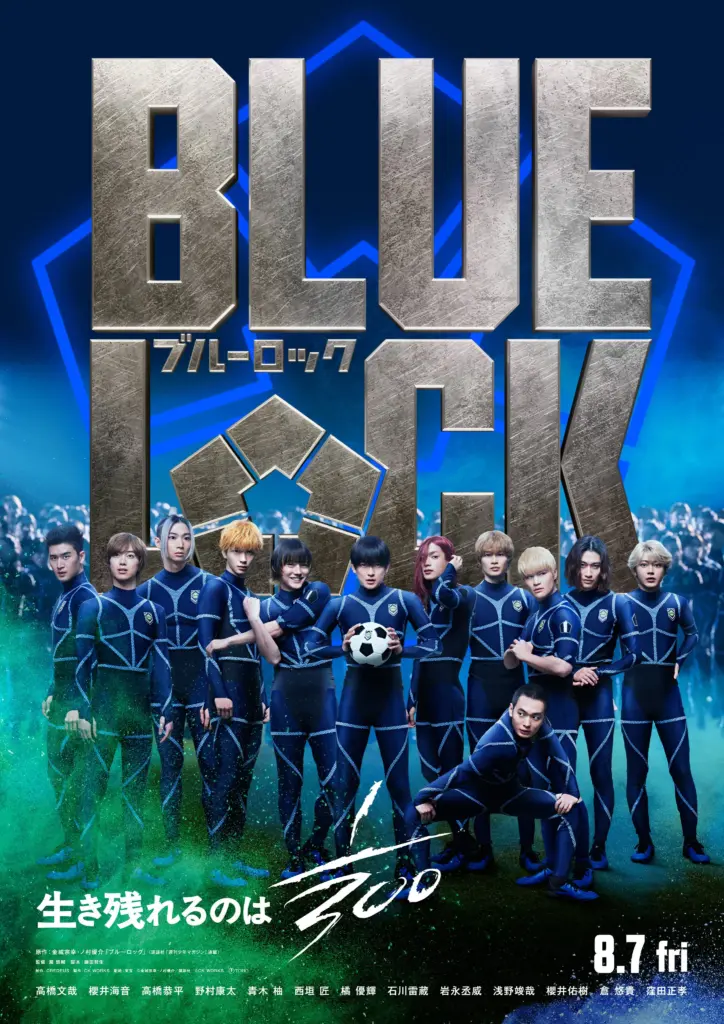 Pôster do filme em live-action de Blue Lock