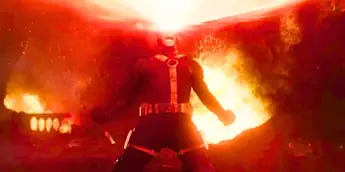 Ciclope usando poderes em Vingadores Doutor Destino