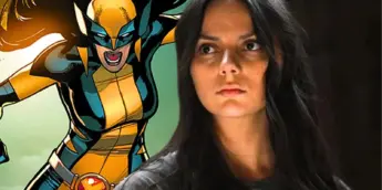 Dafne Keen e X-23 com uniforme semelhante ao do Wolverine