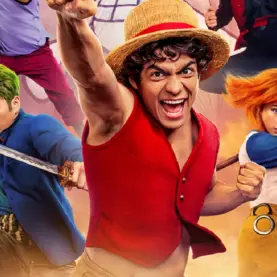 Zoro, Luffy e Nami em pôster da 2ª temporada de One Piece: A Série