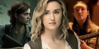 Ashley Johnson com a Ellie dos jogos e da série de The Last of Us