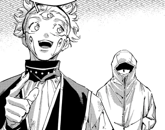 Maru e Yuji no Capítulo 21 de Jujutsu Kaisen Módulo