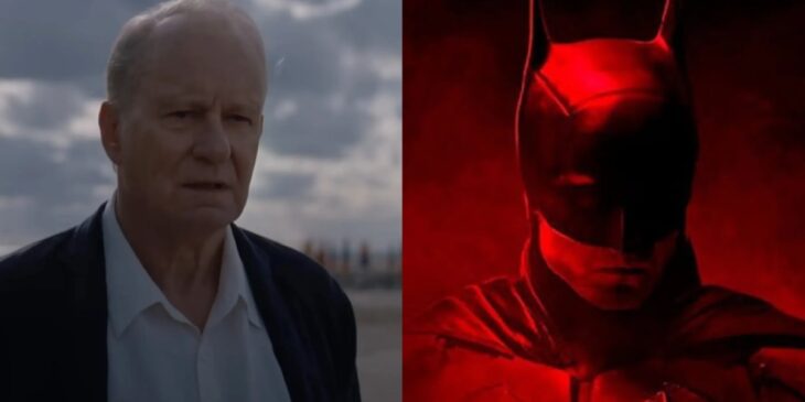 O ator Stellan Skarsgård e o Batman de Robert Pattinson