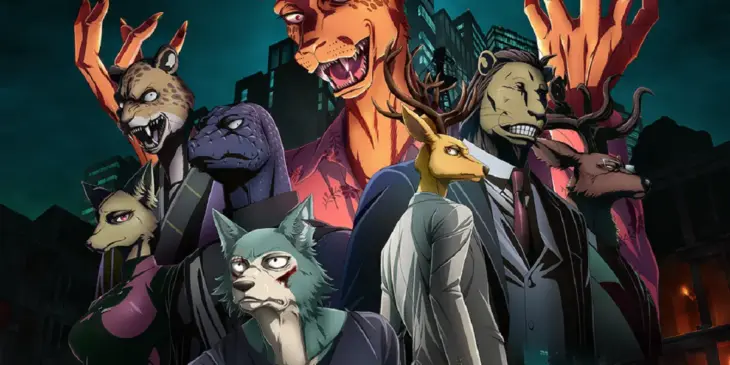 Pôster da Parte 2 da temporada final de BEASTARS: O Lobo Bom