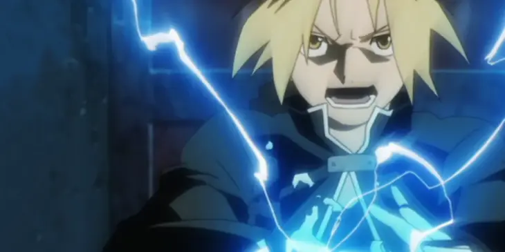 Edward Elric no primeiro anime de Fullmetal Alchemist