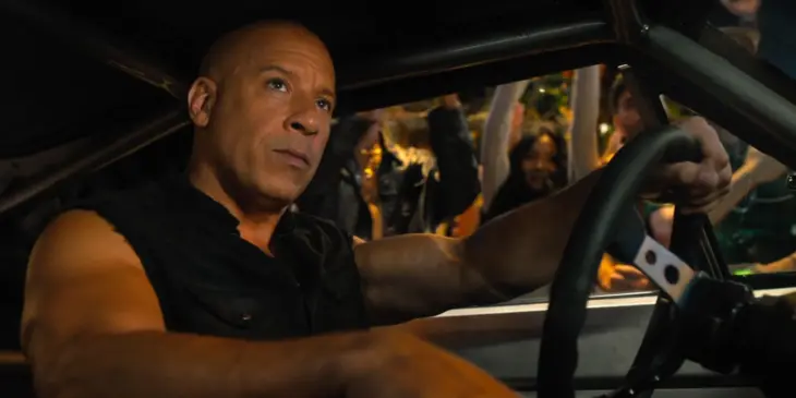 Vin Diesel na franquia Velozes e Furiosos