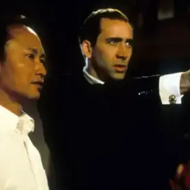 Nicolas Cage e John Woo nos bastidores de A Outra Face