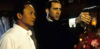 Nicolas Cage e John Woo nos bastidores de A Outra Face