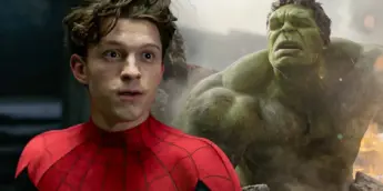 Homem-Aranha de Tom Holland e Hulk de Mark Ruffalo