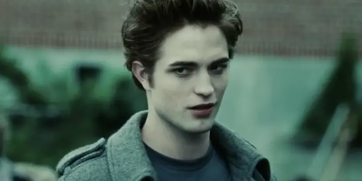 Robert Pattinson como Edward em Crepúsculo