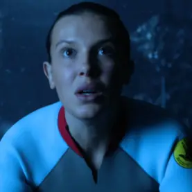 Eleven no final de Stranger Things, da netflix