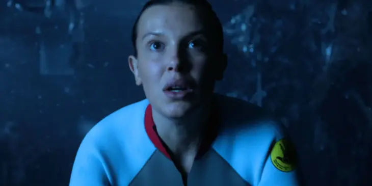 Eleven no final de Stranger Things, da netflix
