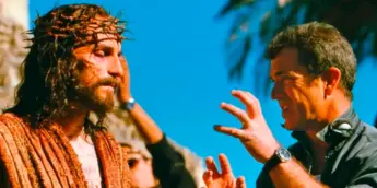 Mel Gibson nos bastidores de A Paixão de Cristo