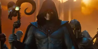 Jared Leto como o Esqueleto em Mestres do Universo