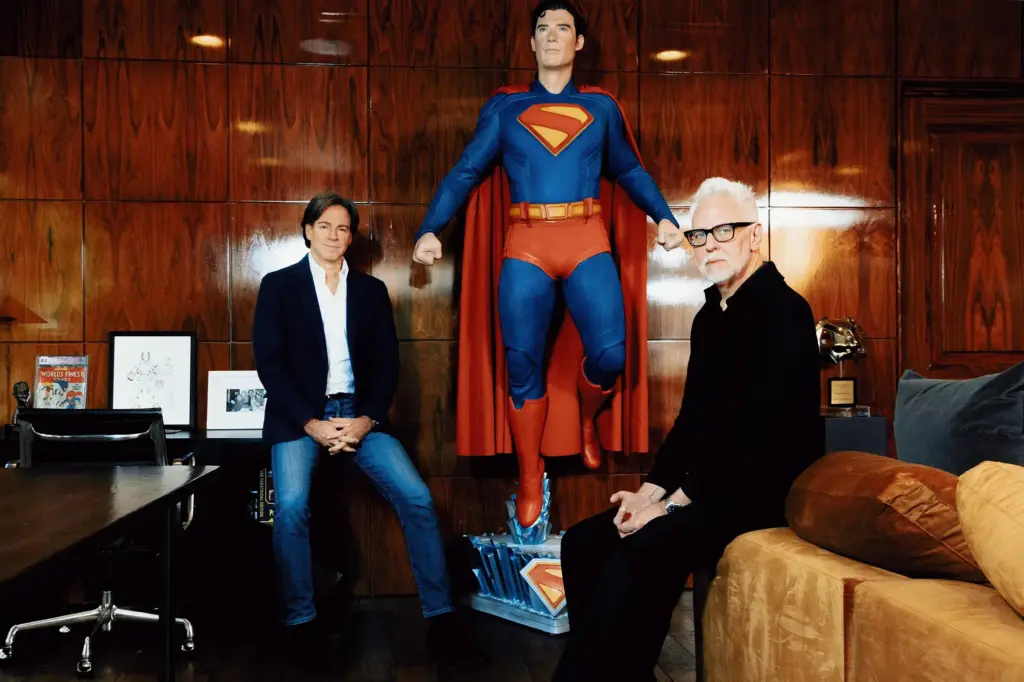 James Gunn e Peter Safran, chefes da DC Studios