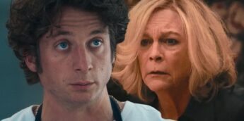 Jeremy Allen White e Jamie Lee Curtis em O Urso