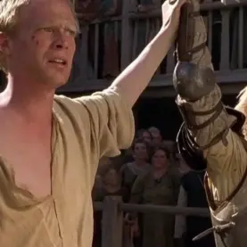 Paul Bettany e Heath Ledger, de Coração de Cavaleiro