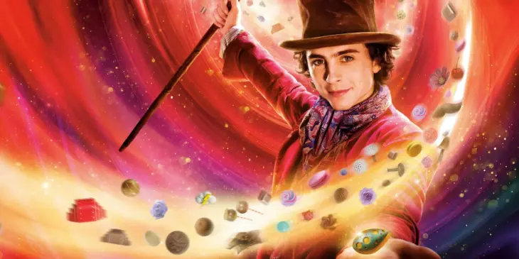 Wonka, com Timothée Chalamet
