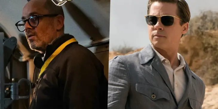 Edward Berger, diretor, e Brad Pitt, ator e produtor