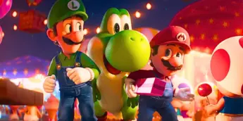 Mario, Yoshi e mais em Super Mario Galaxy