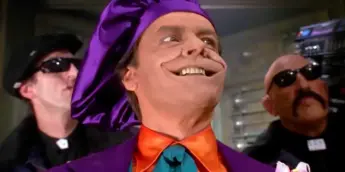 Coringa de Jack Nicholson em Batman de 1989, de Tim Burton